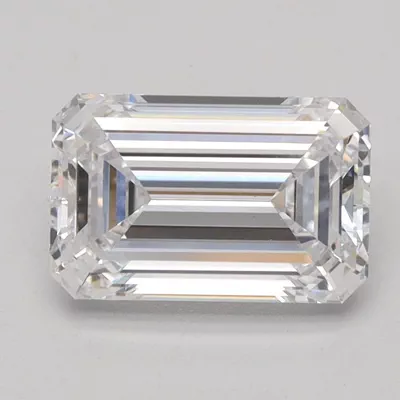 1.17ct D VS1 Rare Carat Ideal Cut Emerald Lab Grown Diamond