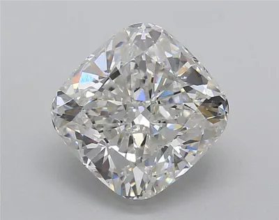 3.50ct F VS2 Rare Carat Ideal Cut Cushion Lab Grown Diamond