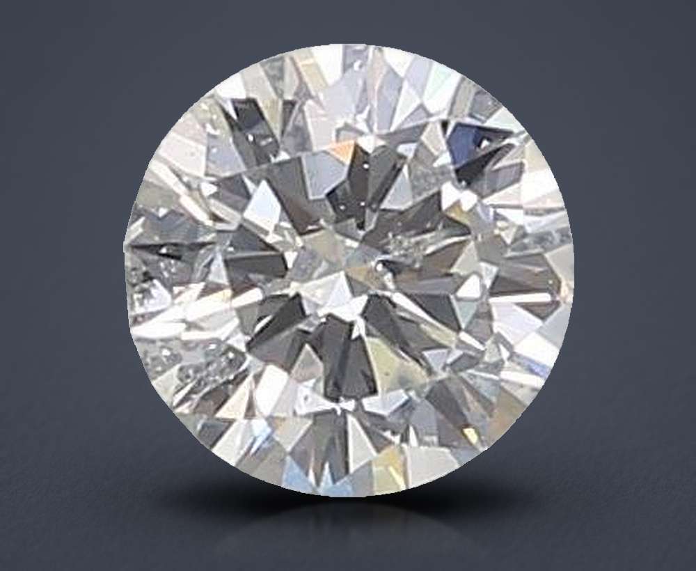 0.53ct G SI2 Rare Carat Ideal Cut Round Diamond