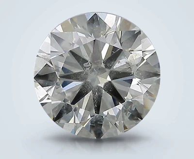 2.01ct I SI2 Rare Carat Ideal Cut Round Diamond