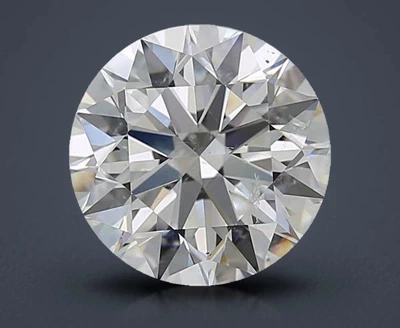 4.02ct I SI2 Rare Carat Ideal Cut Round Diamond