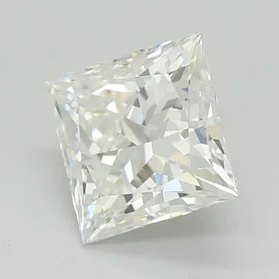 1.08ct E VVS2 Rare Carat Ideal Cut Princess Lab Grown Diamond