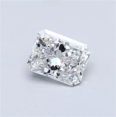 4.24ct F VS2 Rare Carat Ideal Cut Radiant Diamond