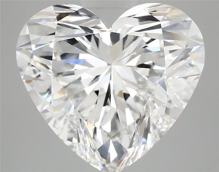 6.10ct E VVS2 Rare Carat Ideal Cut Heart Lab Grown Diamond