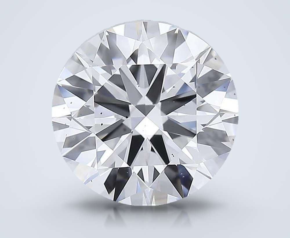 4.06ct E SI1 Rare Carat Ideal Cut Round Lab Grown Diamond