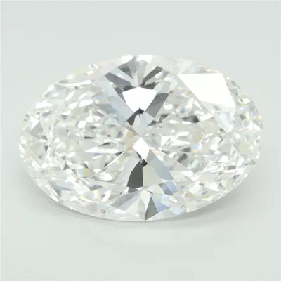 11.09ct F VVS2 Rare Carat Ideal Cut Oval Lab Grown Diamond