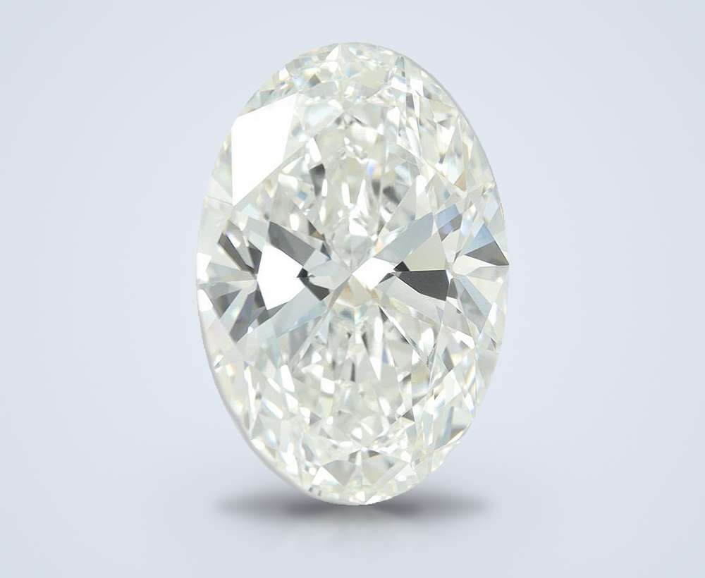11.09ct F VVS2 Rare Carat Ideal Cut Oval Lab Grown Diamond