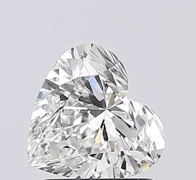 1.09ct E VS2 Rare Carat Ideal Cut Heart Lab Grown Diamond