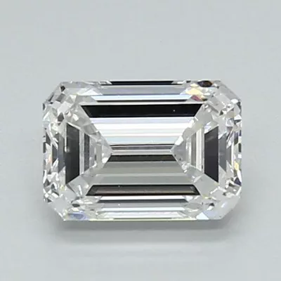 0.87ct E VVS2 Excellent Cut Emerald Lab Grown Diamond