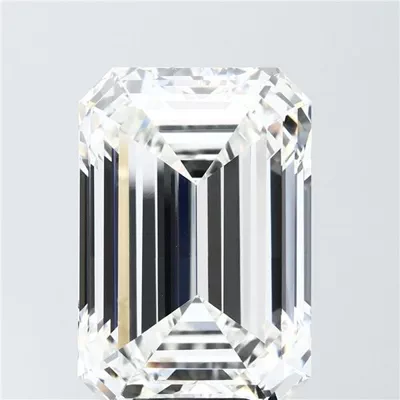 15.09ct F VVS2 Excellent Cut Emerald Lab Grown Diamond