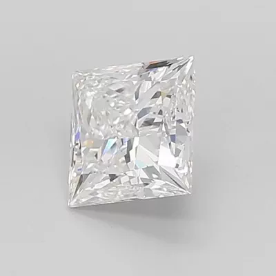 2.03ct E VVS2 Rare Carat Ideal Cut Princess Lab Grown Diamond