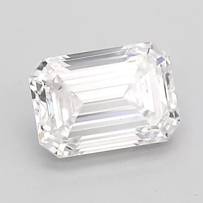 1.54ct D VS2 Excellent Cut Emerald Lab Grown Diamond
