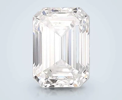 1.54ct D VS2 Rare Carat Ideal Cut Emerald Lab Grown Diamond
