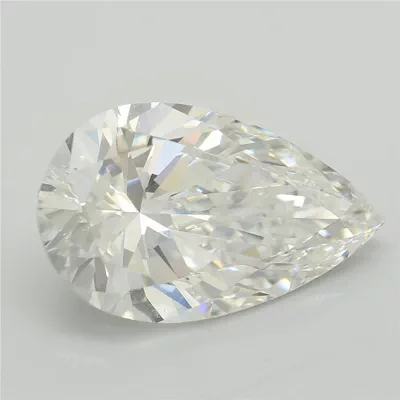 5.02ct F VS1 Very Good Cut Pear Lab Grown Diamond
