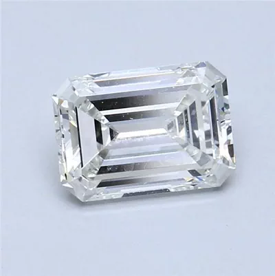 1.72ct H VVS2 Rare Carat Ideal Cut Emerald Diamond