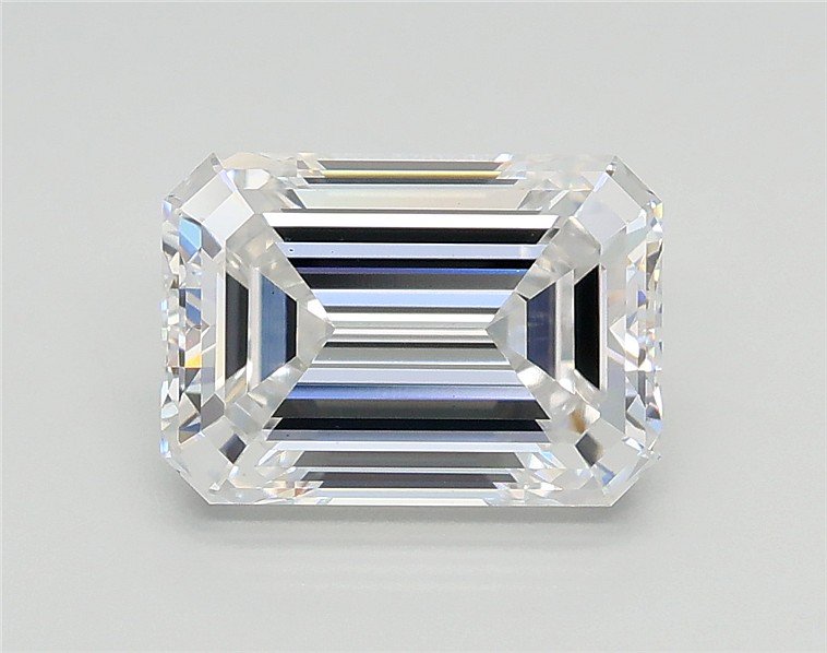 2.08ct D VS2 Rare Carat Ideal Cut Emerald Lab Grown Diamond