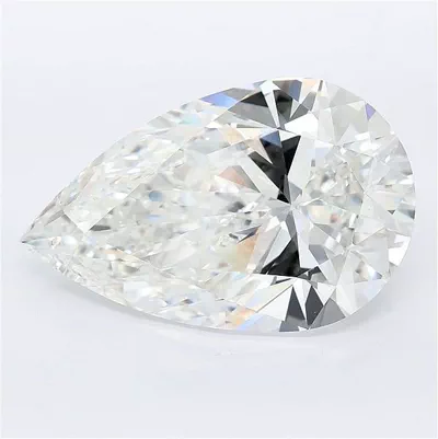 15.01ct F VVS2 Rare Carat Ideal Cut Pear Lab Grown Diamond