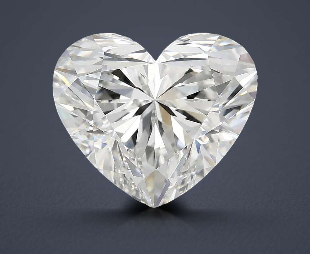 5.09ct E VVS2 Rare Carat Ideal Cut Heart Lab Grown Diamond