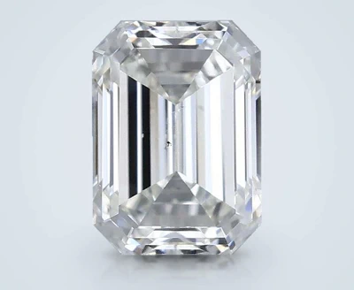 0.50ct I SI1 Rare Carat Ideal Cut Emerald Diamond
