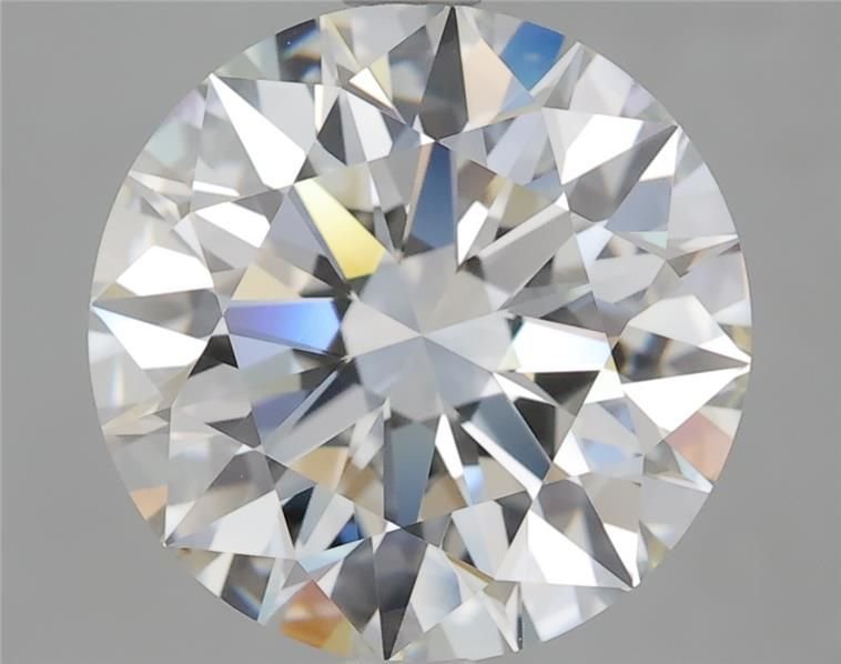 4.01ct H VVS2 Rare Carat Ideal Cut Round Diamond