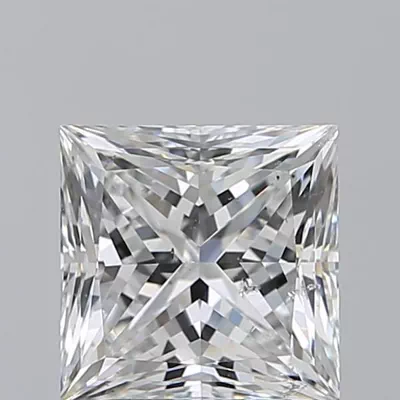 2.21ct E SI2 Rare Carat Ideal Cut Princess Diamond