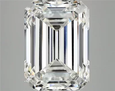 10.58ct G VVS2 Excellent Cut Emerald Lab Grown Diamond