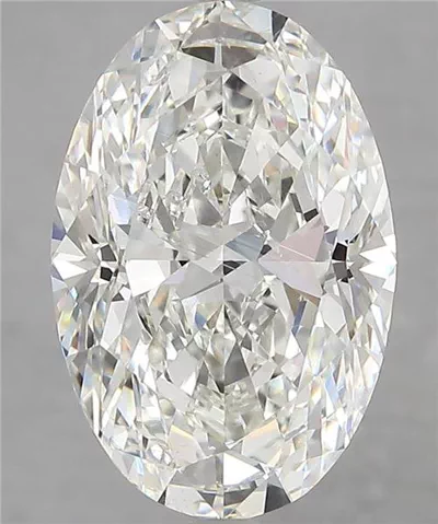 5.02ct J SI1 Very Good Cut Oval Diamond