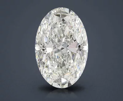 5.02ct J SI1 Very Good Cut Oval Diamond