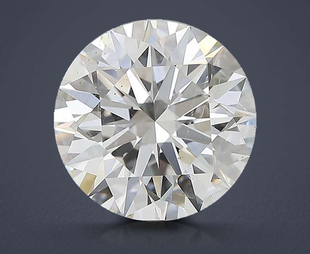 3.53ct H SI2 Rare Carat Ideal Cut Round Diamond