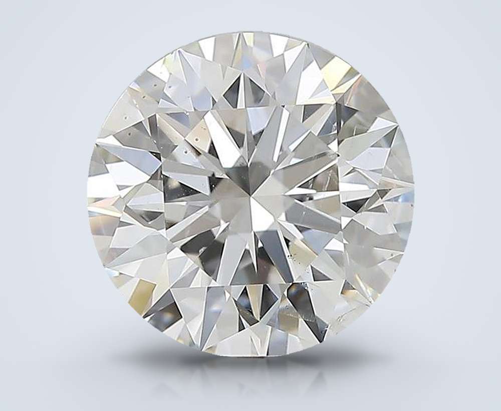 3.53ct H SI2 Rare Carat Ideal Cut Round Diamond