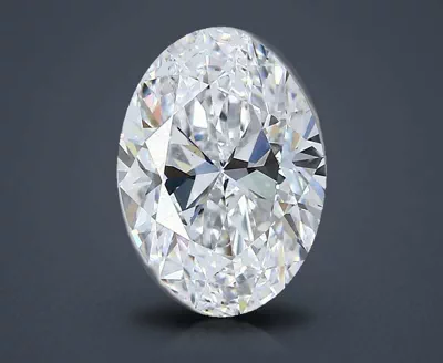 2.01ct D SI1 Rare Carat Ideal Cut Oval Diamond