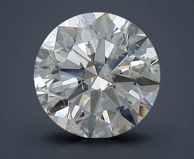 3.01ct H SI2 Ideal Cut Round Diamond