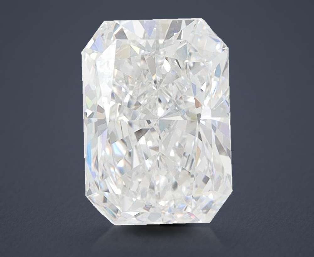 2.04ct D VVS1 Rare Carat Ideal Cut Radiant Lab Grown Diamond