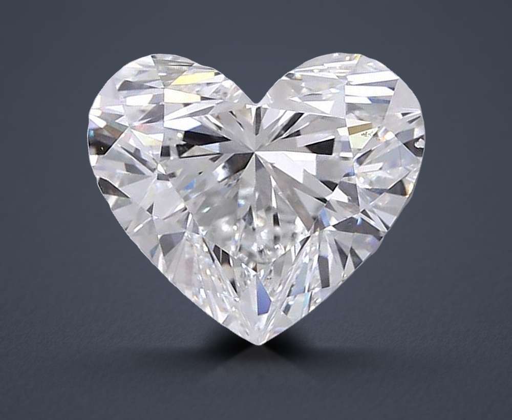10.06ct F VS2 Rare Carat Ideal Cut Heart Lab Grown Diamond