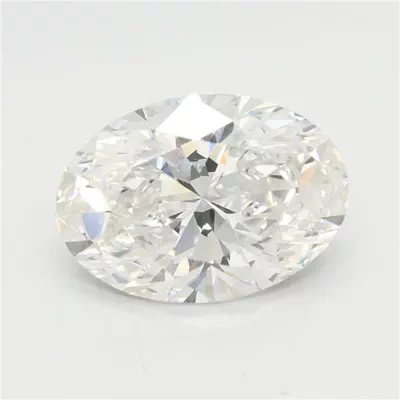 3.08ct G VVS2 Rare Carat Ideal Cut Oval Lab Grown Diamond