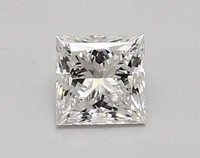 0.72ct D VVS1 Rare Carat Ideal Cut Princess Lab Grown Diamond