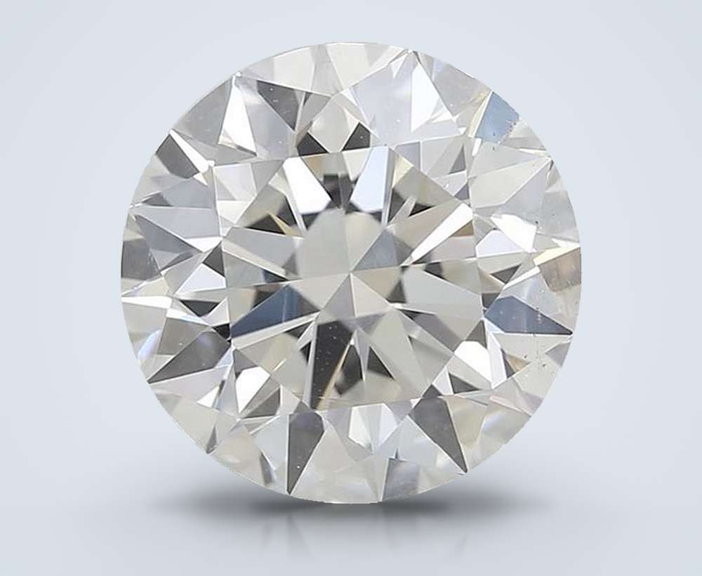 2.20ct H SI1 Rare Carat Ideal Cut Round Diamond