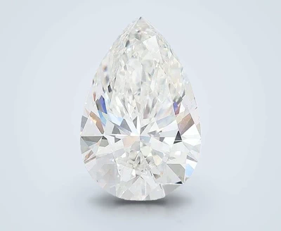 4.06ct F VS1 Rare Carat Ideal Cut Pear Lab Grown Diamond