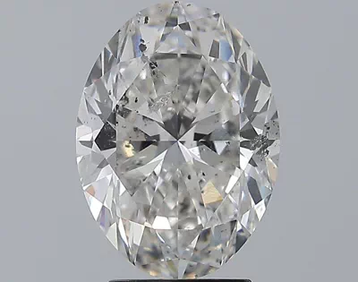 3.50ct E SI2 Rare Carat Ideal Cut Oval Diamond