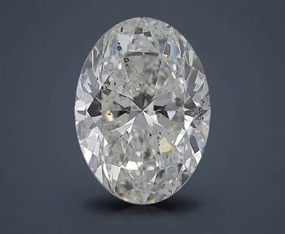 3.50ct E SI2 Rare Carat Ideal Cut Oval Diamond