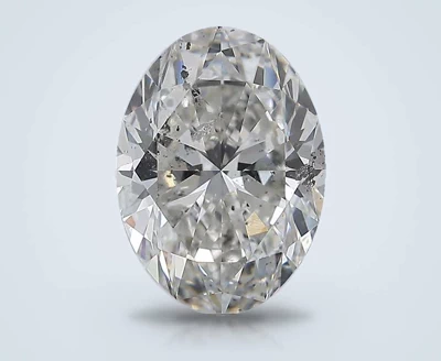 3.50ct E SI2 Rare Carat Ideal Cut Oval Diamond