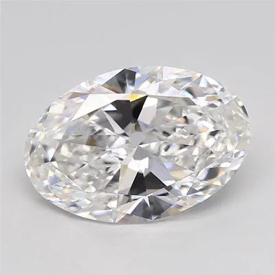 4.56ct E VVS2 Very Good Cut Oval Lab Grown Diamond
