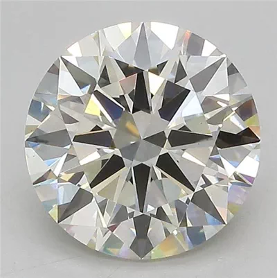 3.11ct J VS1 Excellent Cut Round Lab Grown Diamond