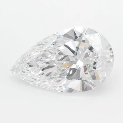 1.25ct D VVS1 Rare Carat Ideal Cut Pear Lab Grown Diamond