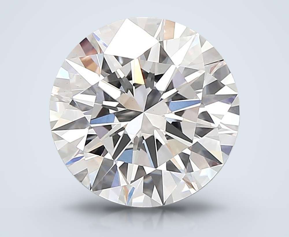 4.01ct E VS1 Rare Carat Ideal Cut Round Lab Grown Diamond