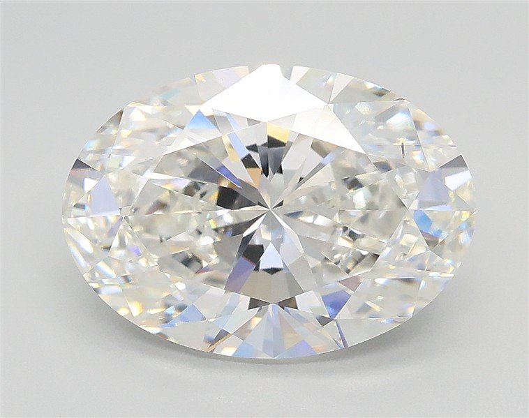 4.00ct F VS2 Very Good Cut Oval Lab Grown Diamond