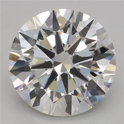 4.08ct F VVS2 Rare Carat Ideal Cut Round Lab Grown Diamond