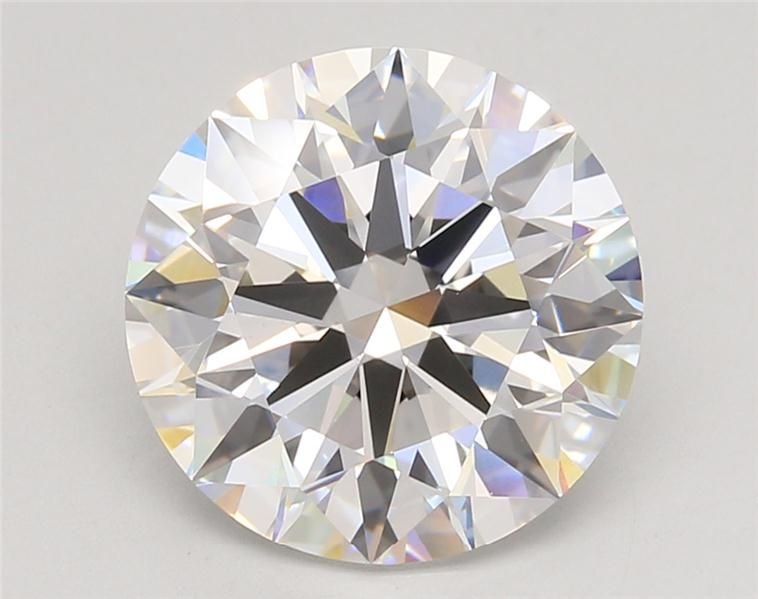 5.04ct F VVS2 Rare Carat Ideal Cut Round Lab Grown Diamond