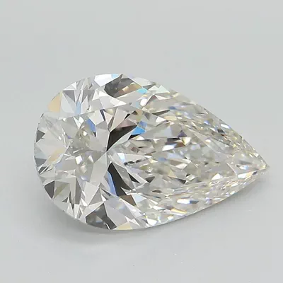 2.90ct G VS1 Rare Carat Ideal Cut Pear Lab Grown Diamond