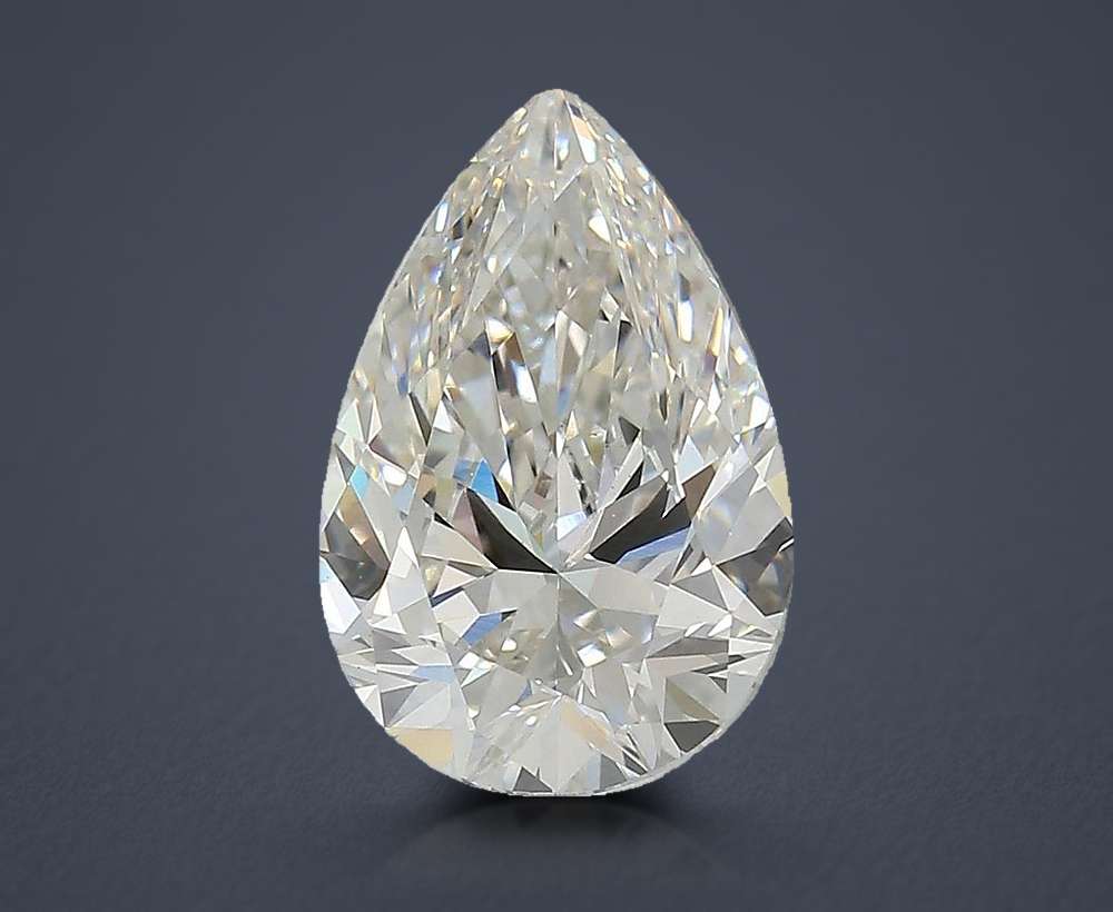 2.90ct G VS1 Rare Carat Ideal Cut Pear Lab Grown Diamond